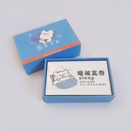 Love Voucher Love Exchange Voucher Coupon Girl Send Boyfriend Reward Voucher Birthday Gift Valentine