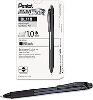 Pentel Energel X Retractable Roller Gel Pen, Black Ink, Bold (BL110A)