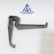 (10 pcs) Gantungan Talang PVC 4" inch SUNRISE | Gantungan Talang Air Kotak | Klem Talang | Jepitan