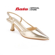 Bata บาจา Red Label รองเท้ารัดส้น สูง 2 นิ้ว สำหรับผู้หญิง รุ่น MERLIN สีทอง 7318257 สีดำ 7316257