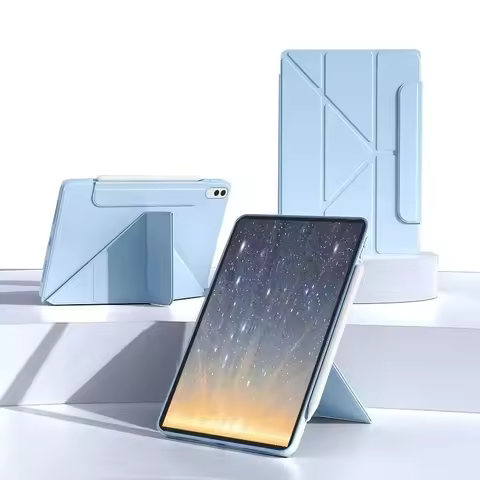 For Lenovo Xiaoxin Pad Pro GT 11.1"2025 Cover Multi-Folding PU Leaher Soft Back Stand For Xiaoxin Pa