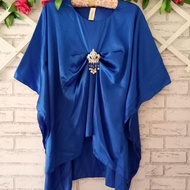 Baju Pesta Mewah Batwing Jumbo/Blouse Big Size/Atasan Wanita Jumbo