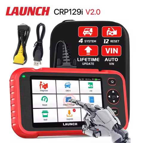 New LAUNCH CRP129i V3 OBD2 Scanner 4 System Auto Diagnostic tool DPF SAS TPMS 12 Service FCA AutoAut