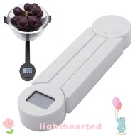 LIGHTHEARTED Food Scale, Weighing Small Folding Digital Kitchen Scale, Portable LED Display Foldable