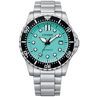 Authentic Citizen Urban Automatic Cyan Dial Analog NJ0170-83X Stainless Steel Watch