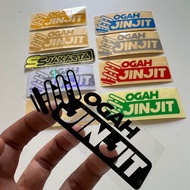 STIKER STICKER OGAH JINJIT CUTTING