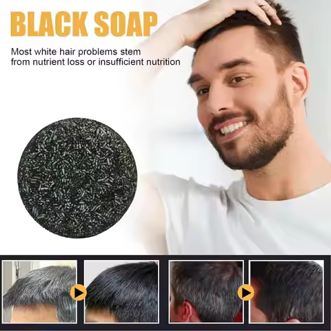 50ml Hair Repair Black Soap Hair Care Flexibility Clean Scalp Strong Resilient Lush For Men