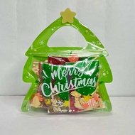 Healthy Snack Packs(Trail Mixed, Seeds, Nuts & Saudi Dates Fruit) in Christmas tree Resealable Pouch