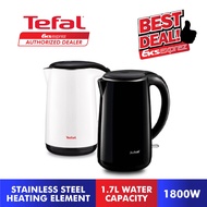 Tefal Kettle 1.7L Safe Tea Jug Kettle (White/Black) KO2601 / KO260165 // KO2608 / KO260865