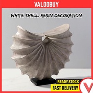 White Shell Resin Creative Table Decoration Kreatif Crafts Modern Sculpture Table Ornaments