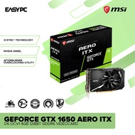 EasyPC| MSI GeForce GTX 1650 D6 AERO ITX OCV1 4GB 128BIT GDDR6 graphics card
