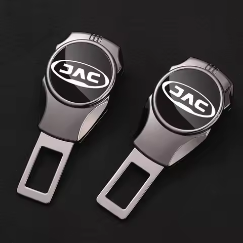 Car Interior Seat belt Clip Metal Extenders Car Accessories For JAC Refine J3 J4 J7 JS2 JS3 JS4 KR1 