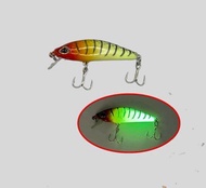 UMPAN PANCING LURE CASTING MINOW ULTRALIGHT LF ASTUTI 5CM 6GR - 3X STRONG SERI GLOW IN DARK