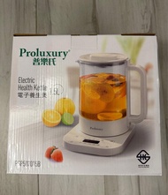 全新～Proluxury® 普樂氏 Electric Health Kettle 電子養生煲 1.5L 普樂氏電子煲預設10種智能煮食功能：（煲水，花茶，蒸煮，養生湯，煲粥，甜品，火鍋，沖奶，藥膳，保