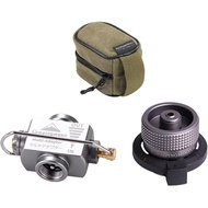 CAMPINGMOON Butane Gas Refill Adapter Z11/Z15 with Little Canvas Storage Bag