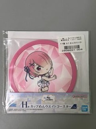 全新日版 一番賞 Re:從零開始的異世界生活 拉姆杯墊/杯面蓋