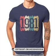 Men's New Year Clothing | Premium Men's Shirt | 1981 T-shirt | Vintage 1981 | 1981 Tshirt XS-6XL