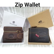 beg duit lelaki ❈men wallet❈ ZIP | Men Wallet Leather （with box）lelaki dompet smart quality baik Camel Active gift 男士短版钱