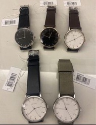 全新 Issey Miyake watch 三宅一生 皮帶手錶 男女裝 中性錶  made in japan 日本制 文青 簡約 石英  (SEIKO 精工) 藍黑啡白 尼龍帶 鏡面