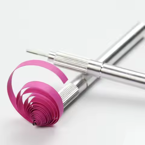 Professional Stainless Steel Slotted Quilling Pen Tool for Paper Bead Rolling DIY Craft Scrapbooking