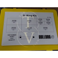 CATERPILAR 4C4784 O RING KIT / D RING KIT BULLDOG NBR 90 SHORE A TAHAN HIGH PRESSURE 9 SIZE 75PCS