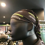 Kawasaki Racing Team Design Head Buff Scarf Headwear Balaclava Ninja Motorcycle Bike Helmet Inner Wear Sarung Kepala