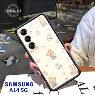 Softcase Glass Kaca SAMSUNG A14 (5G) - Casing hp SAMSUNG A14 (5G) [ S101 ].