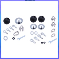 [flameerdbMY] Gym Machine Cable Replacement for Cable Machine Use 17pcs set