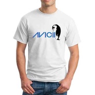 Baju-T Rave Avicii Penguin T-Shirt DJ EDM Clubbing Muzik Disk Jockey DJ Streetwear