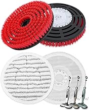 Brush Head Mop Pads Compatible with Shark Steam Mop S7000 S7001 S7020 S7005 S8021 S8001 Replacement 