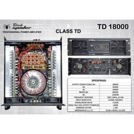 POWER AMPLIFIER BLACKSPIDER TD18000 / TD 18000 CLASS TD