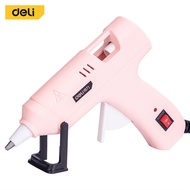 Deli Tools Lem Tembak / Glue Gun Pink Biru Anti Karat DL390X20