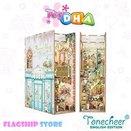 Tonecheer DIY Book Nook Flower Shop Puzzles (TQ141) DIY Miniature Dollhouse