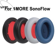 VFTT 1Pair Ear Cushion, Protein Leather Replacement Ear Pads,  Foam Sponge Soft Headset Earmuff for 