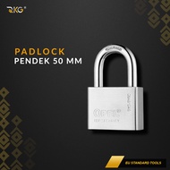 Gembok Stainless SUS 304 50 Mm Anti Karat Square Blade Key Padlock
