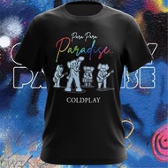 Coldplay Paradise Tshirt Microfiber Jersey