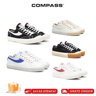 [ORIGINAL] COMPASS GAZELLE LOW (BLACK WHITE/ CREAM WHITE BLUE/ WHITE RED/ BLACK GUM)