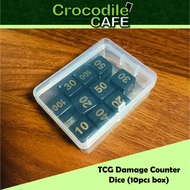 Damage Counter Dice 10pcs Box set Pokemon dice PTCG