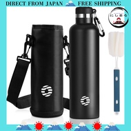 FJbottle Water Bottle, 1 Liter, Vacuum Insulated, Heat Retention, Cold Retention, 2nd Generation, St