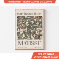 Wall painting, Henri Matisse, Flower Market Poster, Matisse Goldfish, comes with hanging nails, prin