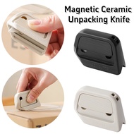 Magnetic Ceramic Box Cutter Retractable Cardboard Cutter  Safety Package Box Opener