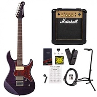 YAMAHA/ Pacifica 611HFM PAC-611 Translucent Purple Marshall MG10 Amplifier Included Electric Guitar