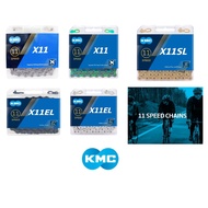 KMC X11 , X11EL , X11SL - 11 SPEED CHAIN
