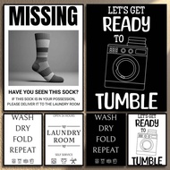 Laundry Room Art Clean Linen Prints Laundry Decor Canvas Art Wash Room Canvas Prints Art Home Wall D