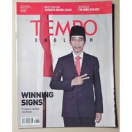 Tempo Magazine English 14 July 2014 : Cover Winning Signs - Abdee Negara