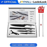 Bộ Dao Nhà Bếp 5 Món Và 6 Món Cookplus Lock&Lock CKK101S5BLK CKK101S01 - Hàng Chính Hãng Tặng Combo