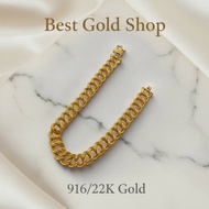 916 / 22k Gold Coconut Bracelet by Best Gold Shop