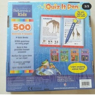 [ Garansi] Encyclopedia Britannica Kids Quiz It Pen (Books And Pen Box