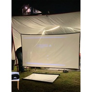 Outdoor Old-fashioned Movie Screen Portable Foldable Projection Screen 333cm 400cm 500cm Camping Mov