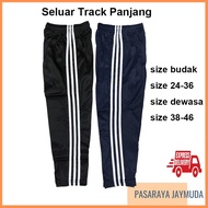 TRACK BOTTOM/Tracksuit For Kids & Adult / Seluar Sukan budak & dewasa kain brushed tricot SELUAR TRA